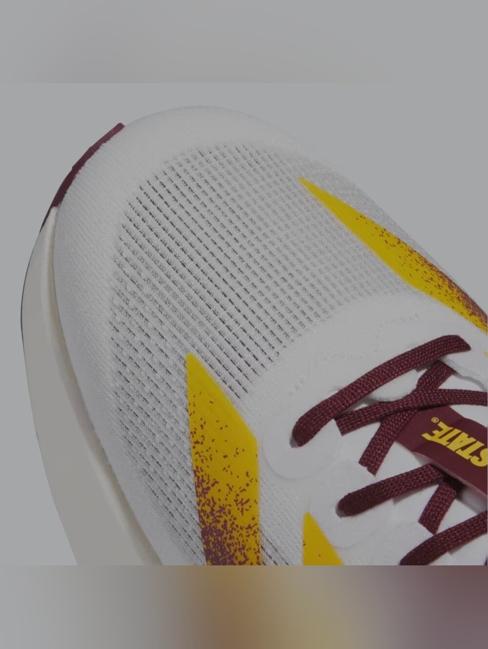 Adidas Adizero Evo SL NCAA Arizona State Running Shoes JQ4572 M Sz 5.5 / W Sz 7 - Picture 8 of 10